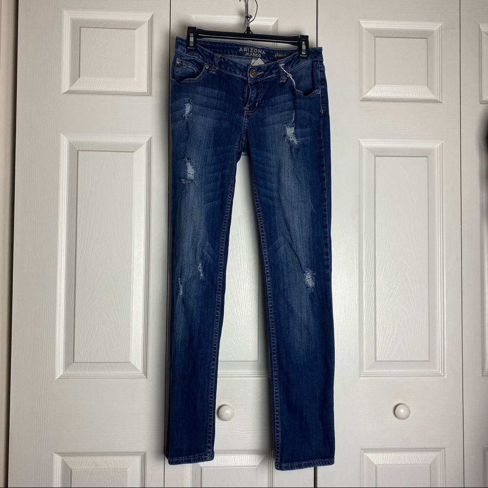 Arizona Distressed Skinny Jeans